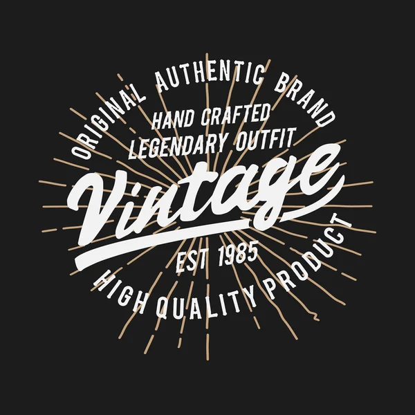 Vintage logotyp — Stock vektor
