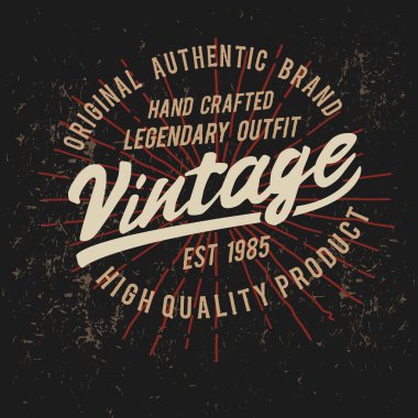 Vintage Logosu
