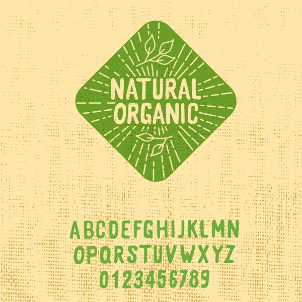 Natural orgánica — Archivo Imágenes Vectoriales