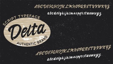 Delta komut dosyası yazı tipi