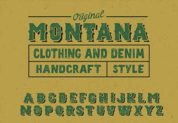 Montana — Vector de stock