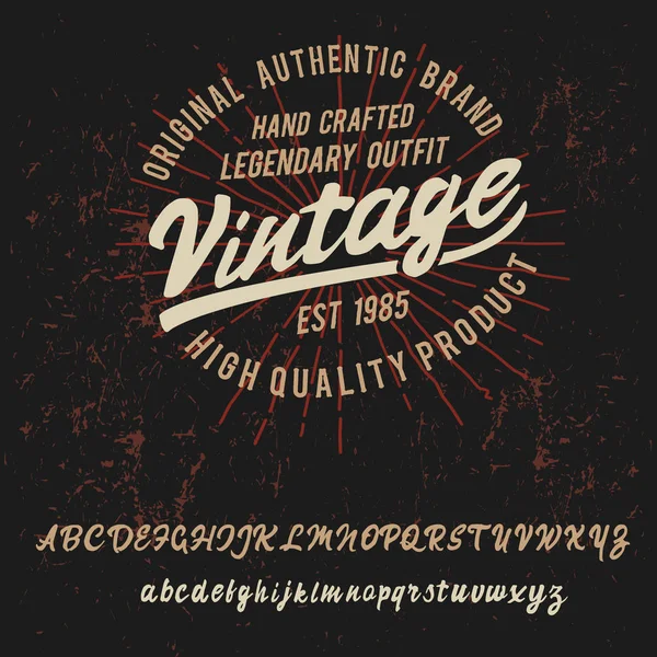 Vintage — Stock Vector