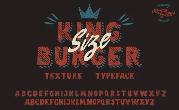 Kral Boy Burger — Stok Vektör
