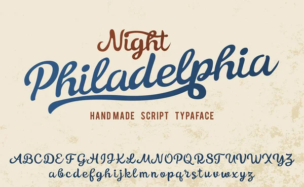 Gece Philadelphia — Stok Vektör