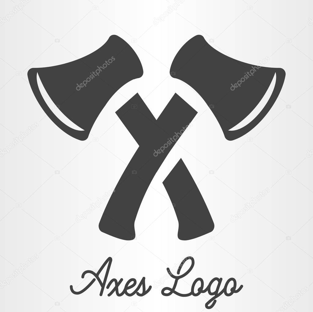 Axes Flat Icon 