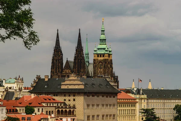 Catedral San Vito Praga Castillo — Foto de Stock