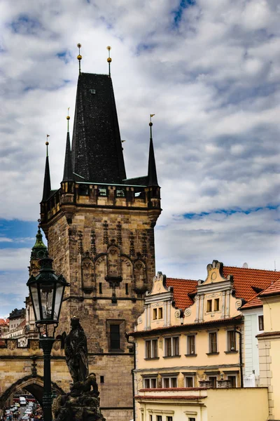 Podrobnosti Karlův Most Tower — Stock fotografie