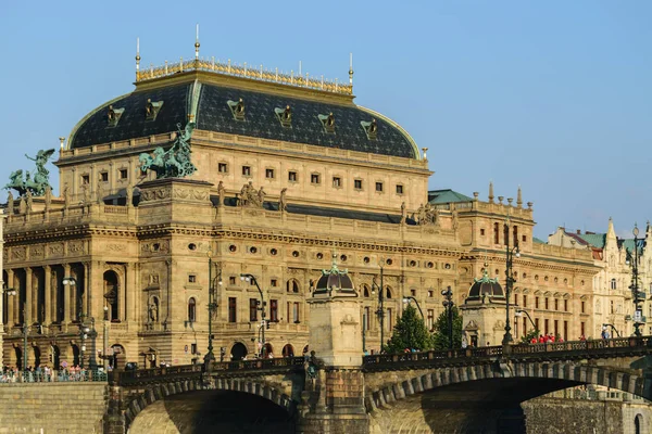 Teatro Nazionale Praga — Foto Stock