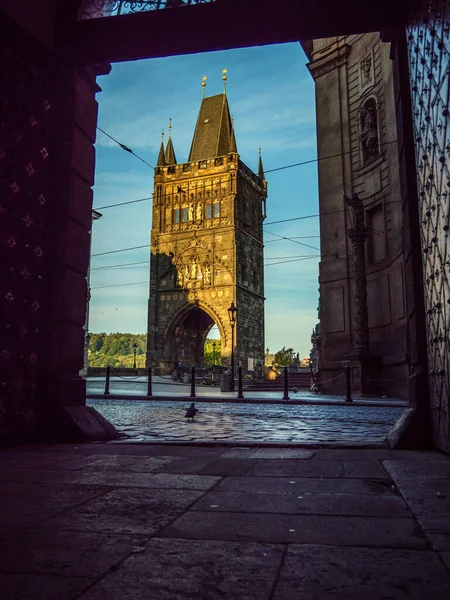 Осеннее Утро Старом Городе Праги — стоковое фото