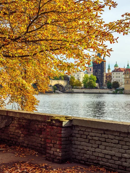 Herbstmorgen Der Prager Altstadt — Stockfoto