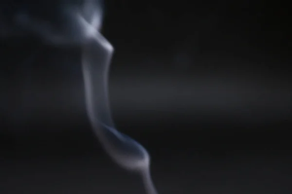Kouřové Vonné Svíčky Černém Pozadí — Stock fotografie