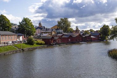 Porvoo şehrinin seti..