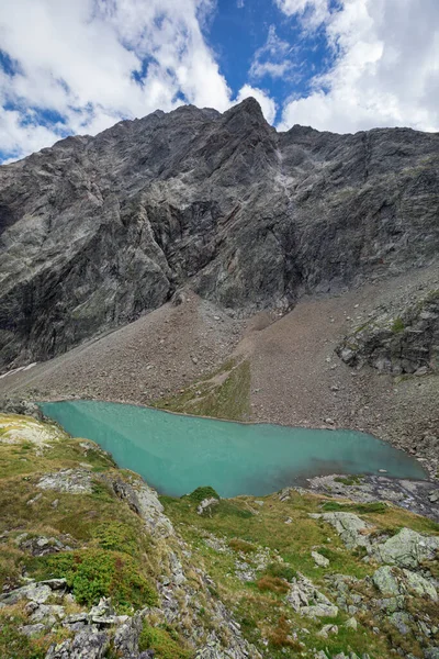 Panorama Montaña Gradual Parque Nacional Hohe Tauern Con Vista Valle — Foto de Stock