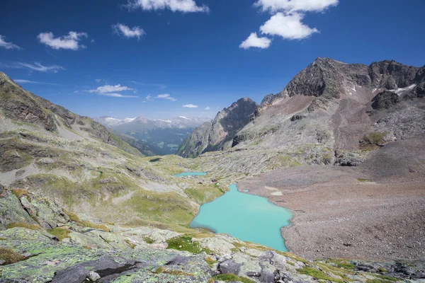 Τυρκουάζ Λίμνη Gradensee Στο Nossberger Hut Βουνά Και Κοιλάδα Στο — Φωτογραφία Αρχείου