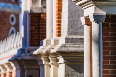 Ünlü Rezerv Müzesi ve Tsaritsyno parkı. Moskova. Rusya