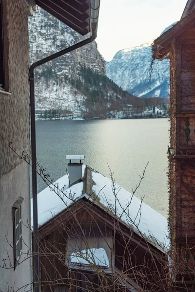 Austrian mountain village of Hallstatt. Austria — Stock Photo, Image