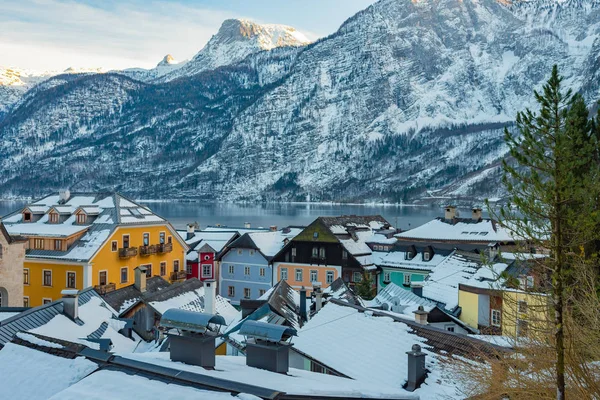 Austrian mountain village of Hallstatt. Austria — Stock Photo, Image