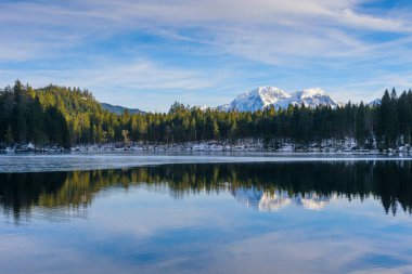 Hintersee Gölü. Bavyera. Almanya