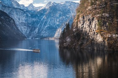 Nature and sketches near the lake Konigssee. Bavaria. Germany clipart