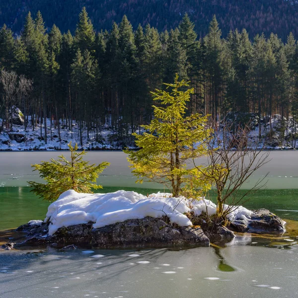 Jezioro Hintersee. Bawarii. Niemcy — Zdjęcie stockowe