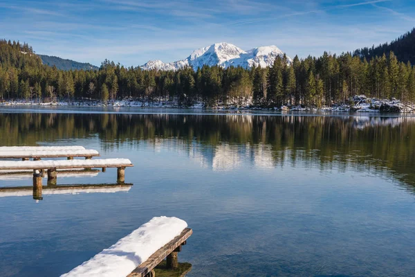 Hintersee Gölü. Bavyera. Almanya