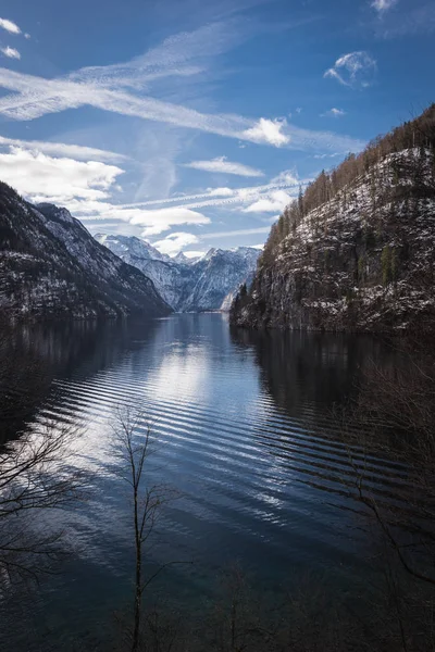 Natureza Esboços Perto Lago Konigssee Baviera Alemanha — Fotografia de Stock