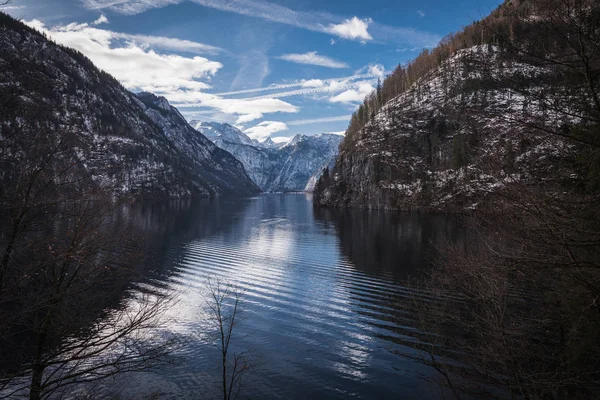 Przyroda Szkice Pobliżu Jeziora Konigssee Bawarii Niemcy — Zdjęcie stockowe