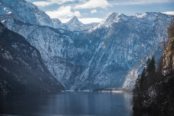 Natură Schițe Lângă Lacul Konigssee Bavaria Germania — Fotografie de stoc gratuită