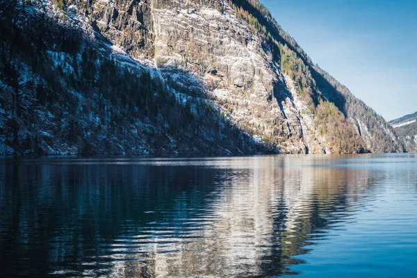 Natur Och Skisser Nära Sjön Konigssee Bayern Tyskland — Stockfoto