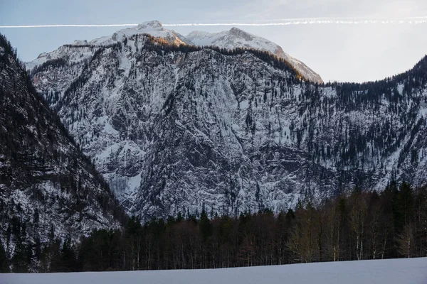 Natura Schizzi Vicino Lago Konigssee Baviera Paesi Bassi — Foto Stock