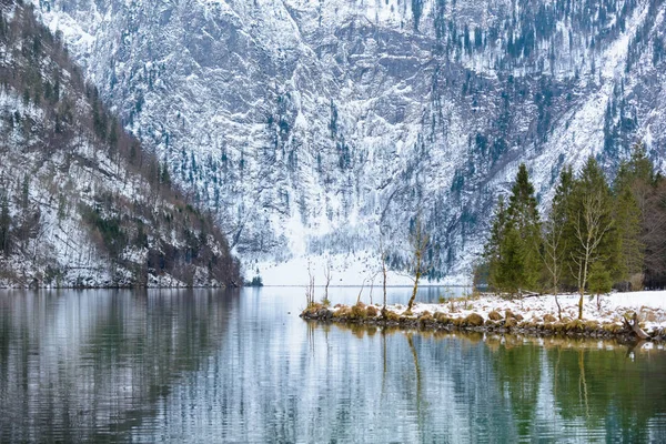 山湖科尼西的美丽景色。巴伐利亚。德国 — 图库照片