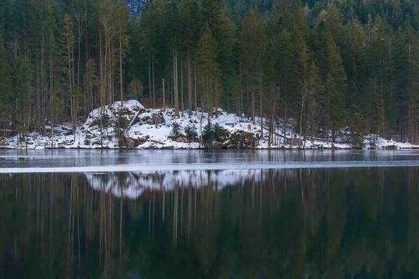 Jezioro Hintersee. Bawarii. Niemcy — Zdjęcie stockowe