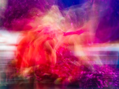 Dansta soyut hareket. Çocuk topluluğu. Moskova. Rusya