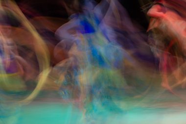 Dansta soyut hareket. Çocuk topluluğu. Moskova. Russi