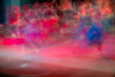 Dansta soyut hareket. Çocuk topluluğu. Moskova. Russi