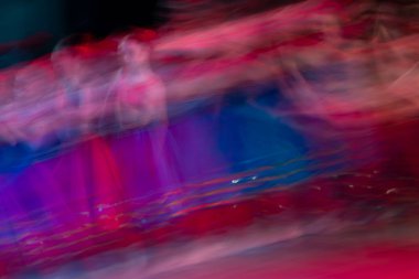 Dansta soyut hareket. Çocuk topluluğu. Moskova. Russi