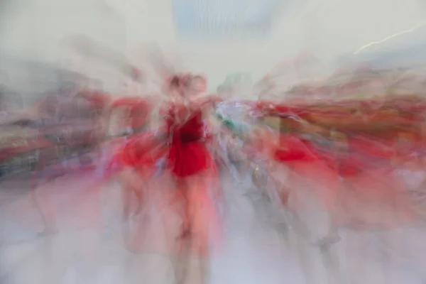 Movimento Abstrato Dança Conjunto Crianças Moscovo Rússia — Fotografia de Stock