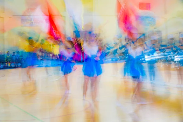 Movimento Abstrato Dança Conjunto Crianças Moscovo Rússia — Fotografia de Stock