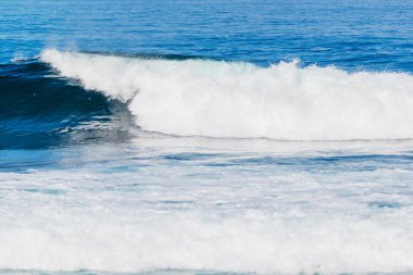 La Santa bodyboarding ve sörf için iyi bir yerdir. Lanzarote. Kanarya Adaları. İspanya