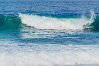 La Santa bodyboarding ve sörf için iyi bir yerdir. Lanzarote. Kanarya Adaları. İspanya