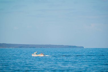 La Santa bodyboarding ve sörf için iyi bir yerdir. Lanzarote. Kanarya Adaları. İspanya