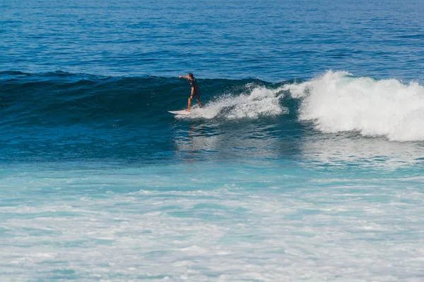 Santa Een Goede Plek Voor Bodyboarden Surfen Lanzarote Canarische Eilanden — Stockfoto