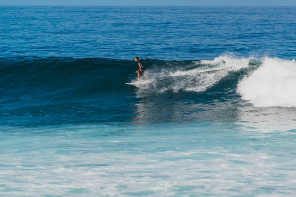 Santa Dobrým Místem Pro Bodyboarding Surfování Lanzarote Kanárské Ostrovy Španělsko — Stock fotografie