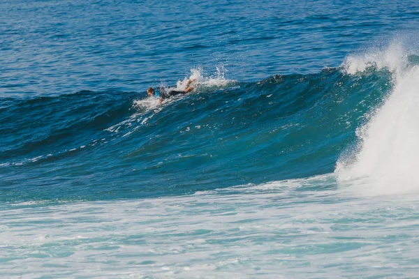 Santa Bom Lugar Para Bodyboard Surf Lanzarote Ilhas Canárias Espanha — Fotografia de Stock