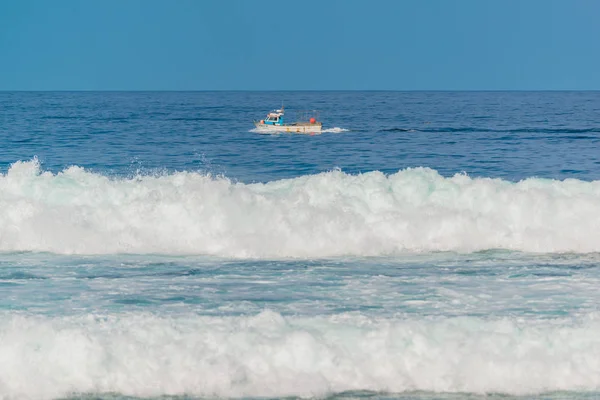 Santa Buon Posto Bodyboard Surf Lanzarote Isole Canarie Spagna — Foto Stock