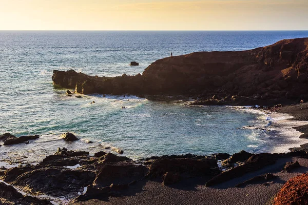 Ilha Lanzarote Diamante Entre Outras Ilhas Canárias — Fotografia de Stock