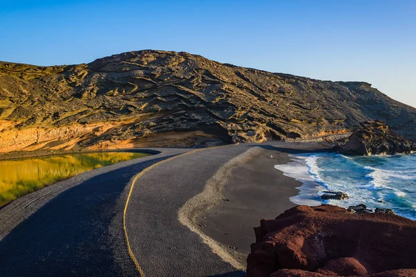 Het Eiland Lanzarote Een Diamant Onder Andere Canarische Eilanden — Gratis stockfoto