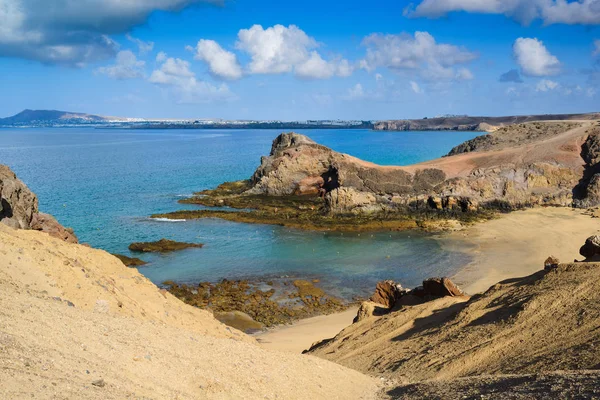 Lanzarote Szigete Egy Gyémánt Kanári Szigetek Között — Stock Fotó