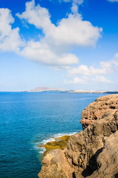 Lanzarote Szigete Egy Gyémánt Kanári Szigetek Között — Stock Fotó