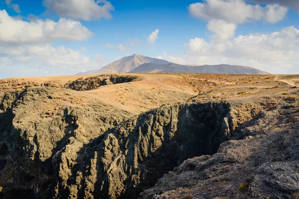 Lanzarote Szigete Egy Gyémánt Kanári Szigetek Között — Stock Fotó